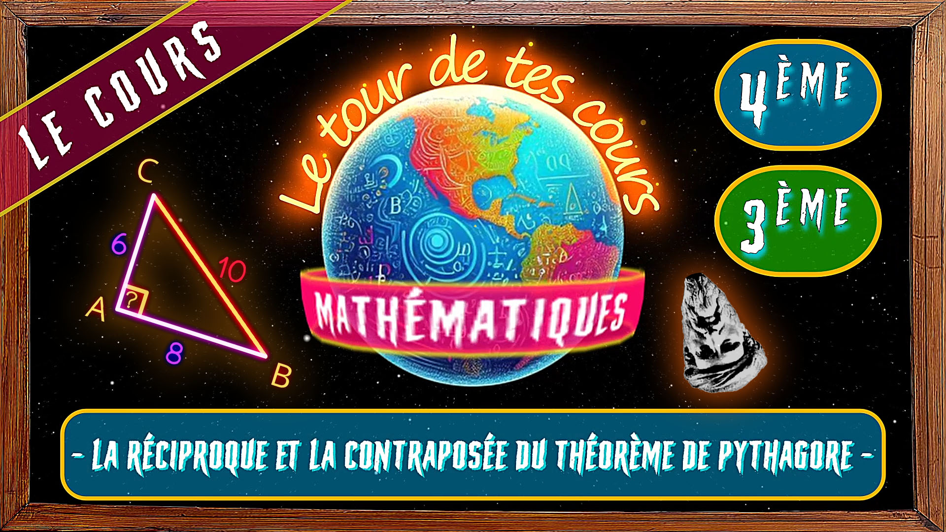 Cours sur la réciproque et la contraposée du théorème de Pythagore